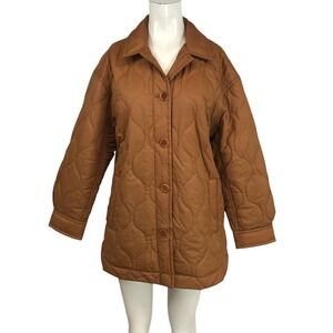 Madewell Brown Quilted Jacket